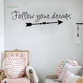 Decal dán tường lá cây lá xanh
