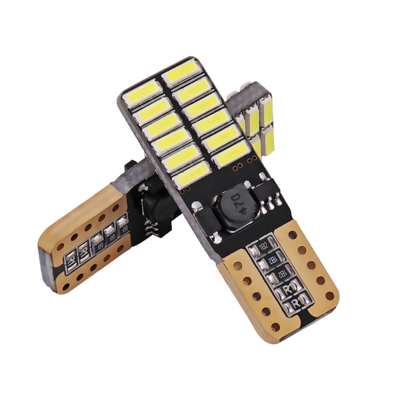 Set 2 Đèn led canbus t10 w5w 194 501 12v Cho Xe Ô Tô