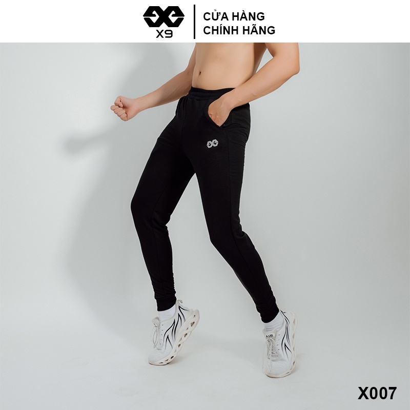 Quần Jogger Nam Thể Thao - Thương Hiệu X9 - Tập Gym Chạy Bộ Đi Chơi Cotton Co Giãn - X007