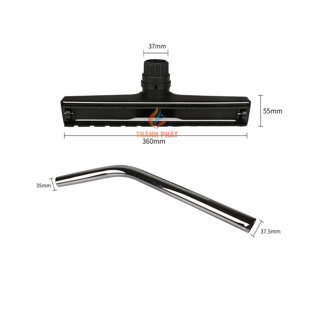 Cặp ống inox máy hút bụi công nghiệp