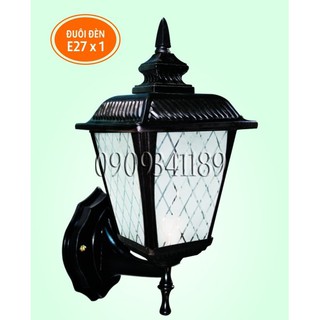 đèn vách tường ngoài trời  - đèn gắn cột