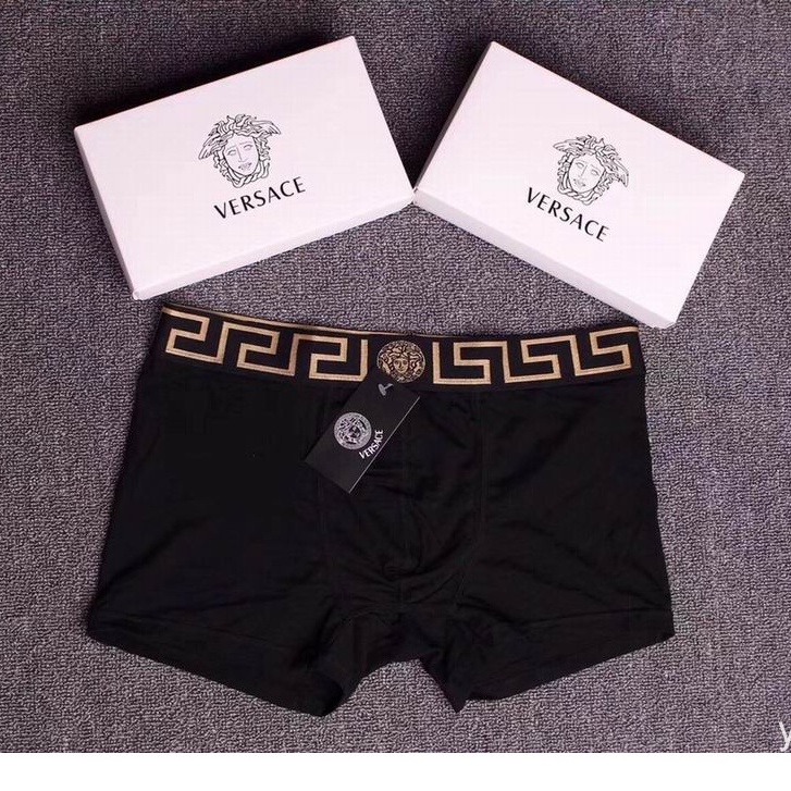 Quần Lót Nam Versace ZK5Z ACKJ Vải Cotton Màu Đen