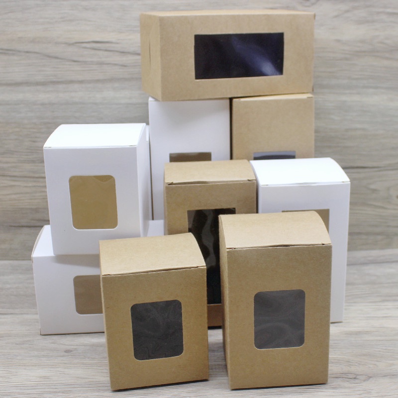 Bộ 5 Hộp Giấy Đựng Quà Cưới Hình Chữ Nhật 6x6/7x7/8X8/9x9x