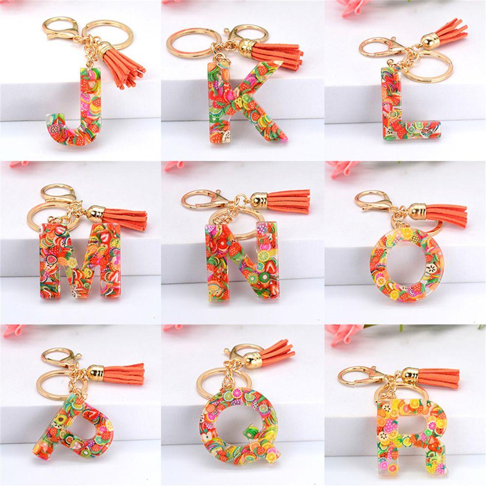 Móc Khóa Hình 26 Chữ Cái Sáng Tạo Kèm 26 Chữ Số Dành Cho Nữ