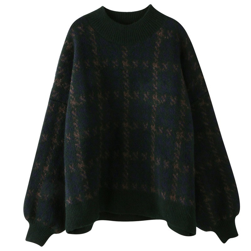 Áo Sweater Cổ Lọ Dáng Rộng Chất Liệu Dày Dặn Mềm Mại Thời Trang Mùa Đông Phong Cách Hồng Kông Cổ Điển Cho Nữ | BigBuy360 - bigbuy360.vn