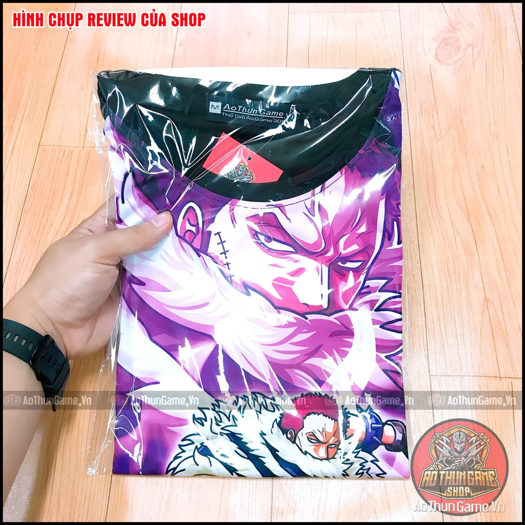 Áo thun One Piece Katakuri (3D Đen) Áo One Piece Charlotte Katakuri, áo đảo hải tặc Anime Manga (Shop AoThunGame