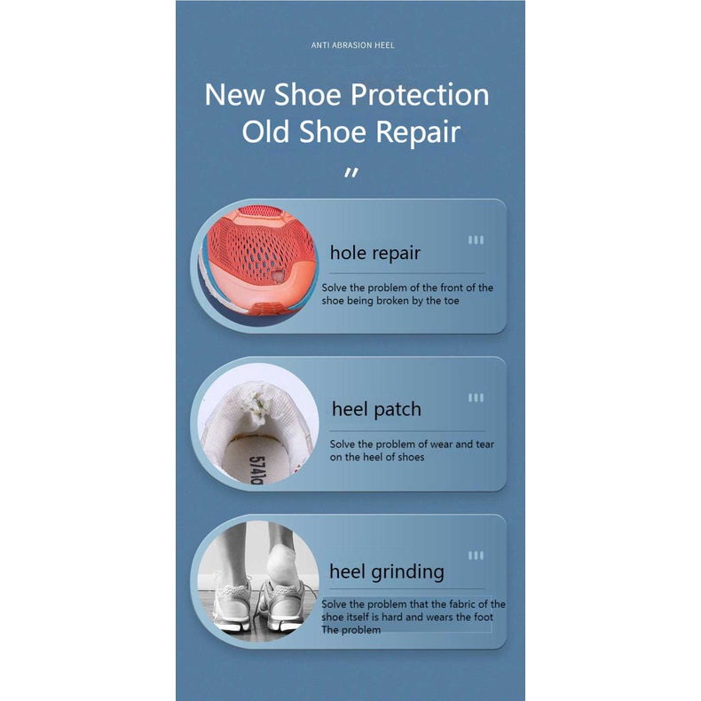 Miếng Dán Bảo Vệ Gót Giày Tự Dính Ngăn Ngừa Mài Mòn Tiện Dụng