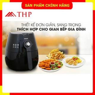 Nồi Chiên Không Dầu Philips HD 9220/20, Hàng Chính Hãng, Bảo Hành 24 Tháng
