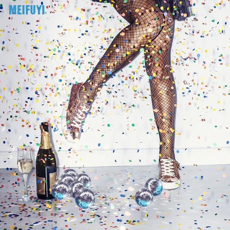 Set 24 quả cầu tráng gương 3cm màu bạc dùng để trang trí giáng sinh