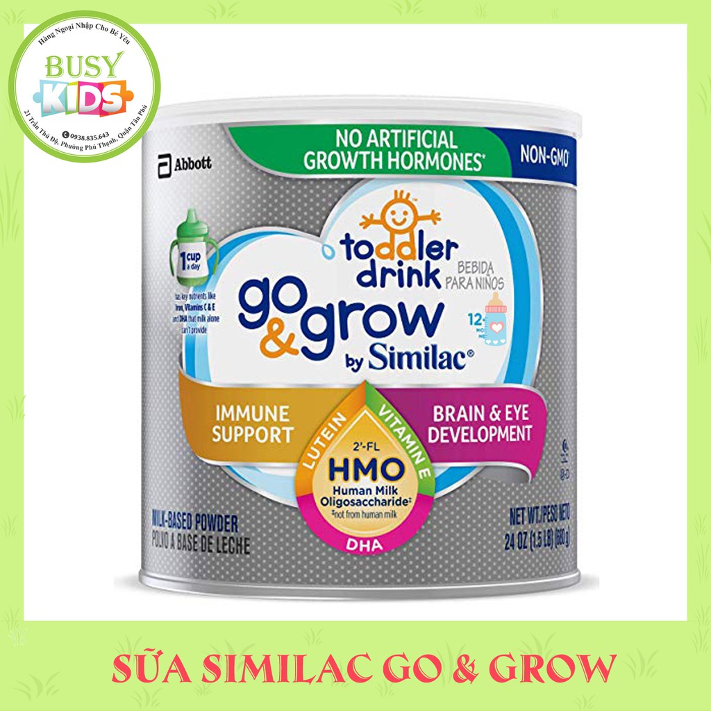 {Date 2021} Sữa Similac Go&Grow Toddler drink 680g