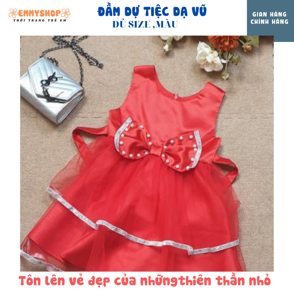 Đầm Dạ Hội Bé Gái Kata Chất Voan Mềm Váy Dáng Xòe Rộng Cho Bé Từ 3-14 Tuổi,đủ size, màu