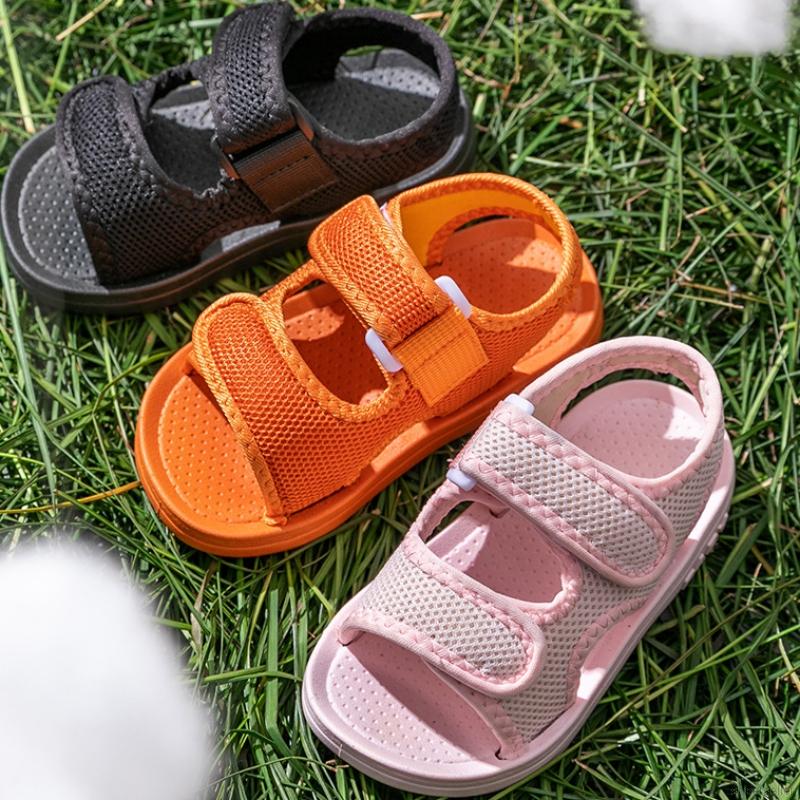 Giày Sandal Quai Dán Đế Chống Trượt Cho Bé Từ 1-8 Tuổi