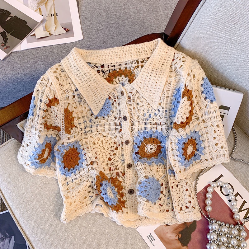 Áo Sơ Mi Ngắn Tay Dáng Rộng Thiết Kế Mới Ngọt Ngào Thời Trang Dành Cho Nữ