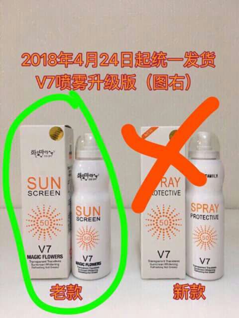 ️Kem chống nắng V7 SUN SCREEN SPF 50 PA++