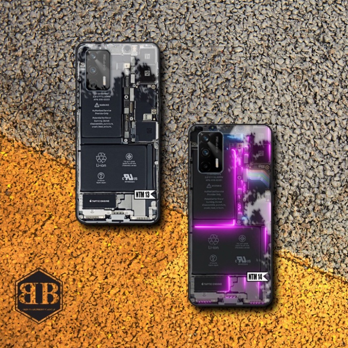 Ốp lưng kính cường lực Oppo Realme Q3 Pro nội thất máy