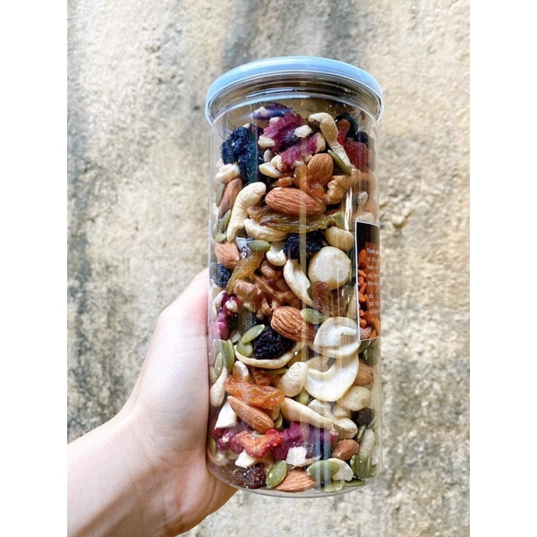Granola siêu hạt 100% Trần Anh Food - Hạt ngũ cốc Granola hạt dinh dưỡng 500gr không có dừa sấy