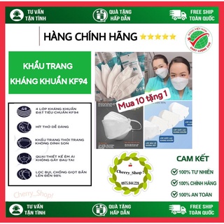 Khẩu Trang Y_Tế KF94 loại 4 Lớp Kháng_Khuẩn, Khẩu_Trang_4D_KF94
