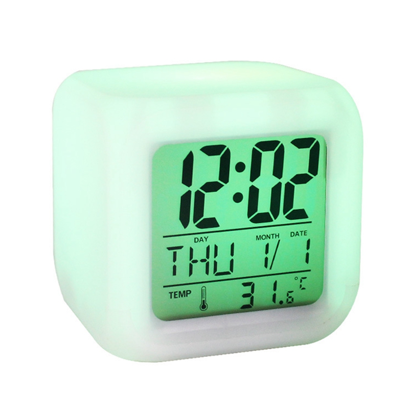 Alarm Clock Wake Up Easy Setting Digital Alarm with Snooze Bedside Clock Handheld Sized Clocks