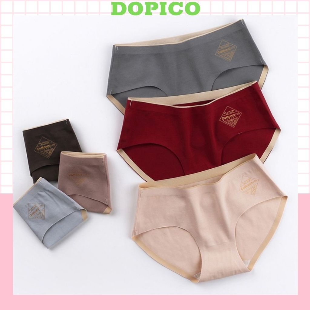 Quần lót nữ cotton kháng khuẩn khử mùi tôn dáng ôm trọn vòng ba DOPICO L822