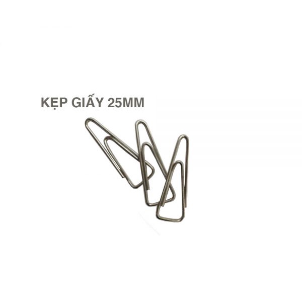 ( 10 Hộp ) Kẹp Giấy Tam Giác Stacom 25mm C025T ( 1 Hộp 100 Cái ) Camshop