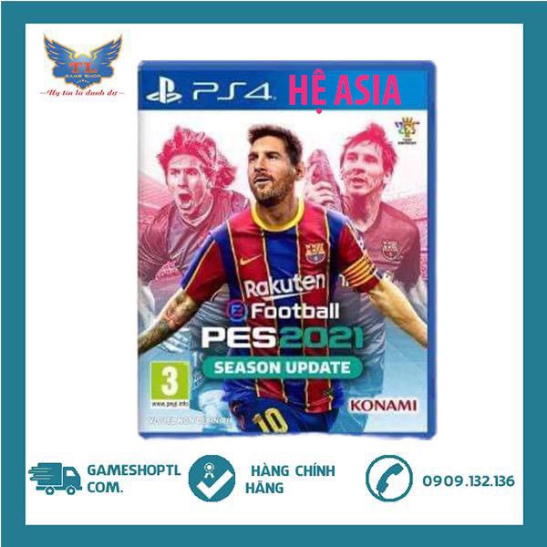 ĐĨA GAME PES 2021 CHO MÁY GAME PLAYSTATION (BẢN FULL)