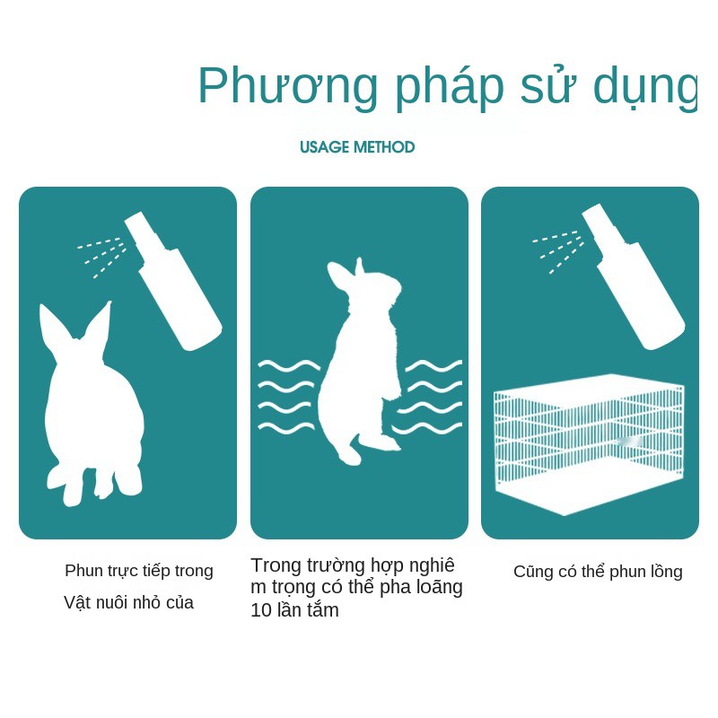 ◈∋✑Xịt khử trùng Chong Shangtian Little Hamster Deodorant Spray Pet Products Guinea Pig Rabbit Nước hoa