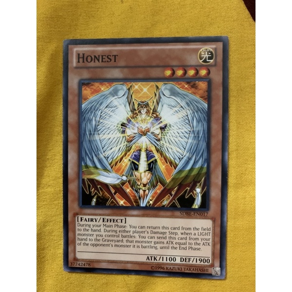 tên thẻ bài yugioh: Honest - SDBE-EN017 - Common Unlimited