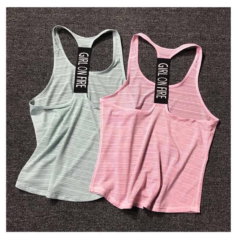 Sport Áo Tanktop Nữ GIRL ON FIRE Tập