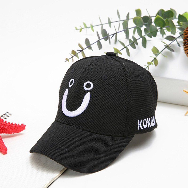 Nón lưỡi trai có in chữ phong cách hip hop cho bé