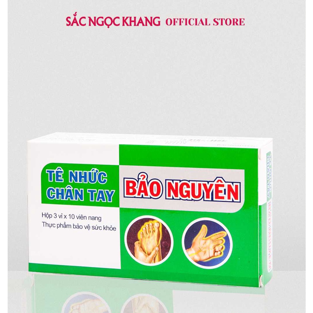 Viên uống tê nhức chân tay Bảo Nguyên Sắc Ngọc Khang Hộp 30 Viên