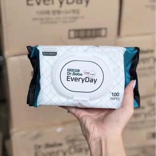 Khăn giấy ướt tẩy trang Dr.Bebe 100 tờ / gói