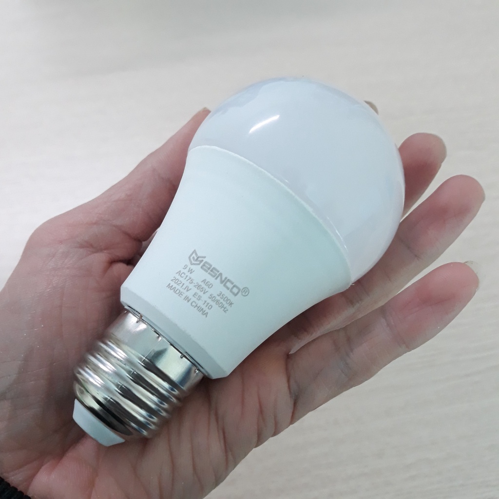 Đèn led 9w ánh sáng trắng tiết kiệm điện - ESNCO
