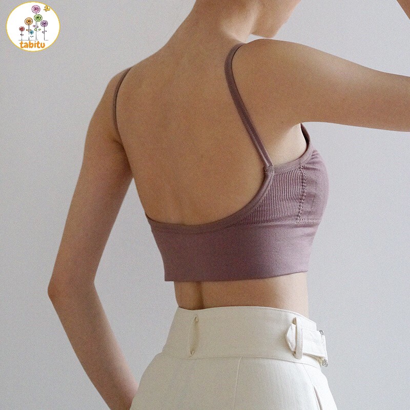 Áo Bra Thun Gân Hở Lưng, Khoét Lưng Chữ U Siêu Mát (Hàng Đẹp 100%) B02 | BigBuy360 - bigbuy360.vn