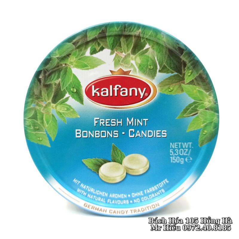 Kẹo ngậm Kalfany 150g các vị