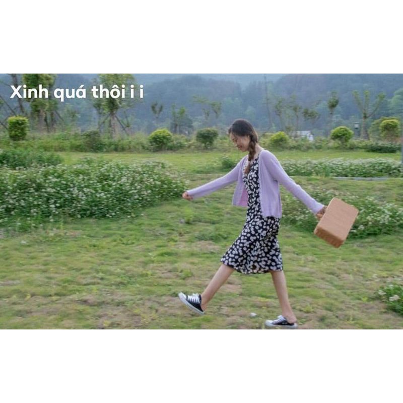 VÁY HAI DÂY HOA CÚC NHỎ