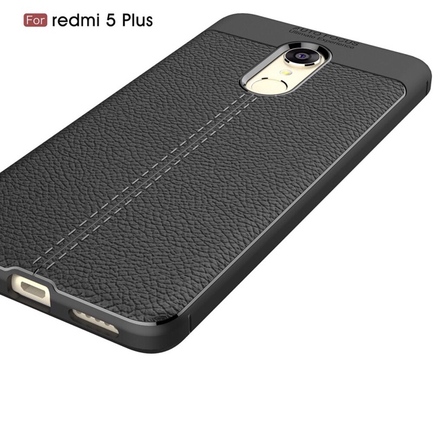 Remi 5plus Redmi 5 Ốp vân da chống sốc Autofocus