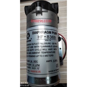 Bơm 24v, bơm headon 24v HF- 8369 , máy bơm lọc nước ro, mô tơ máy lọc