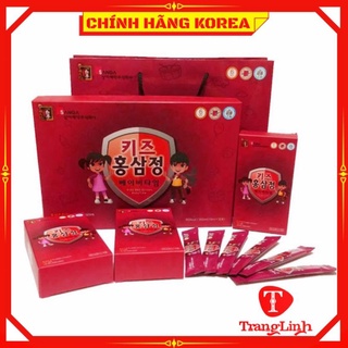 Nước hồng sâm trẻ em SangA nguyên chất, hộp 30 gói - Hồng sâm baby hàn quốc