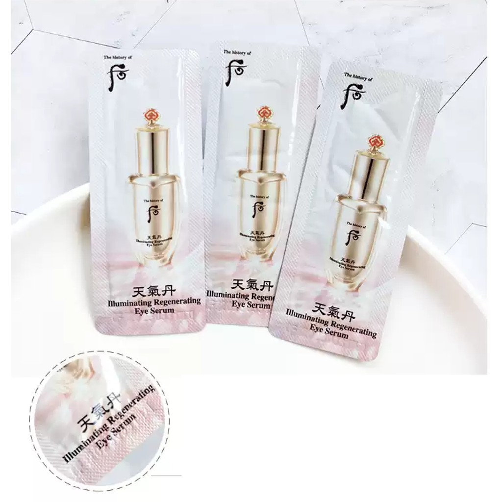 Tinh Chất Lão Hóa Mắt Tái Sinh Whoo Cheongidan Illuminating Regenerating Eye Serum 1ml