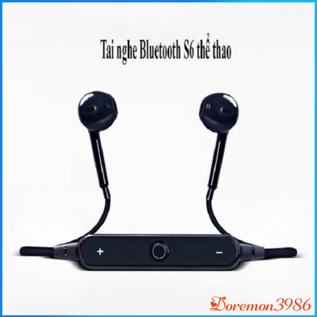 [FREE SHIP] 💥[GIÁ HỦY DIỆT]💥Tai nghe bluetooth thể thao không dây S6 ĐẸP- NHỎ GỌN- ÂM THANH CỰC HAY 💥SIÊU RẺ💥