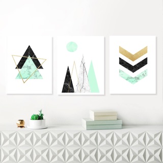 Bộ 2 tấm tranh CANVAS mẫu tranh trừu tượng treo phòng khách theo phong cách hiện đại kèm khung cao cấp.