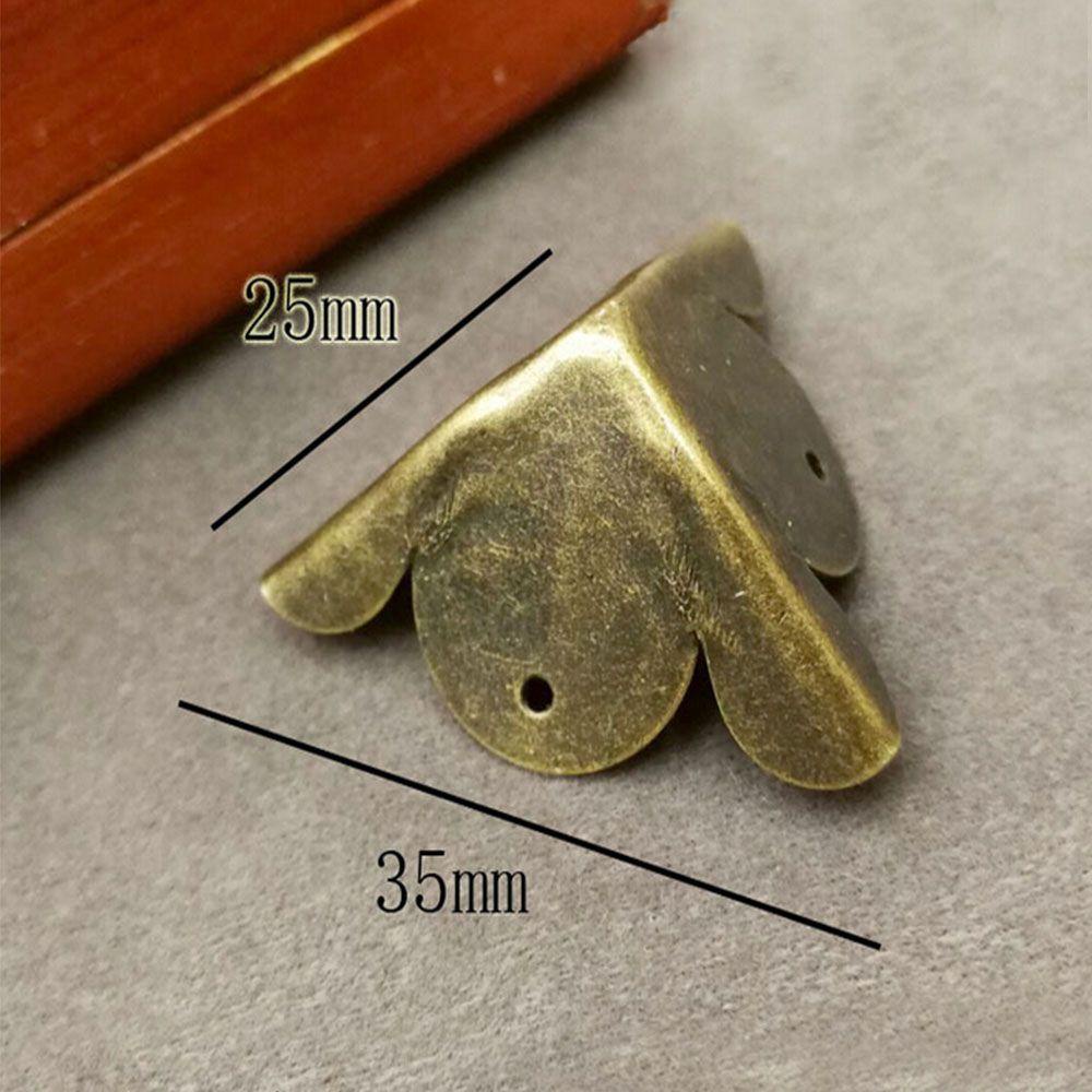 Phụ Kiện Bảo Vệ Góc Hộp Rượu Vang Bằng Đồng Phong Cách Cổ Điển