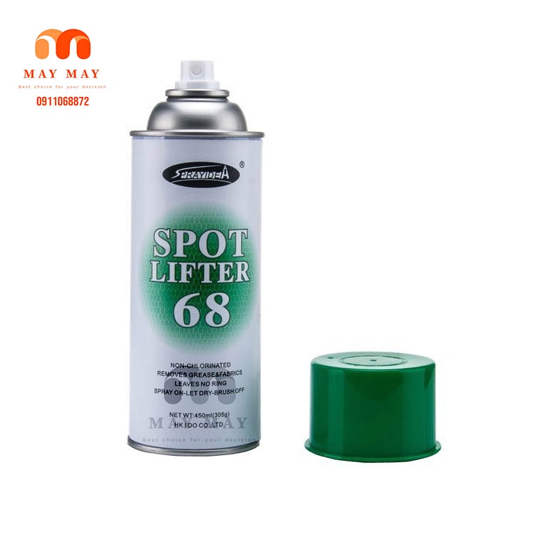 Chai xịt 68 tẩy dầu máy trên vải ( hàng chất lượng cao )