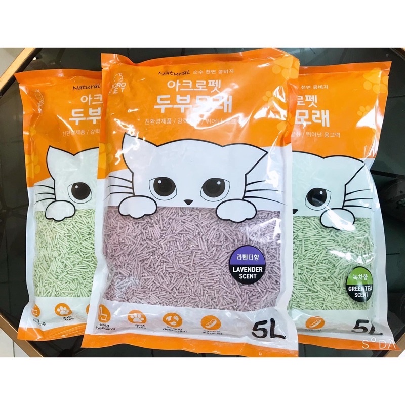 Cát đậu phụ Acropet cho mèo😻