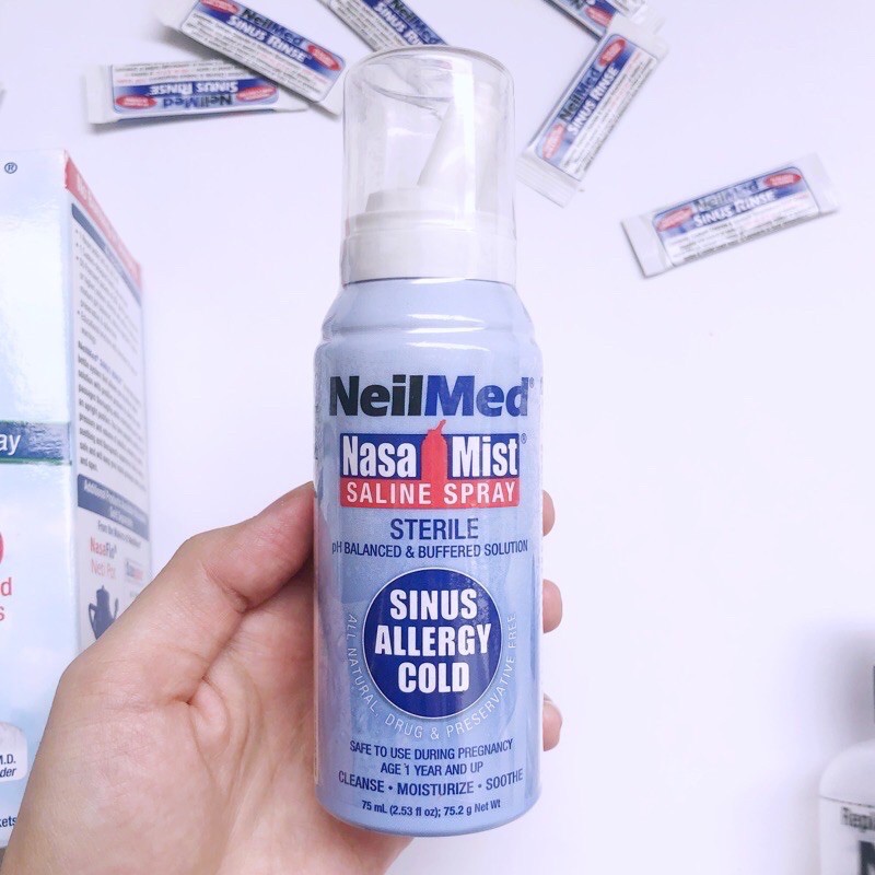 (Nội địa Mĩ) bình rửa mũi NeilMed Sinus Rinse