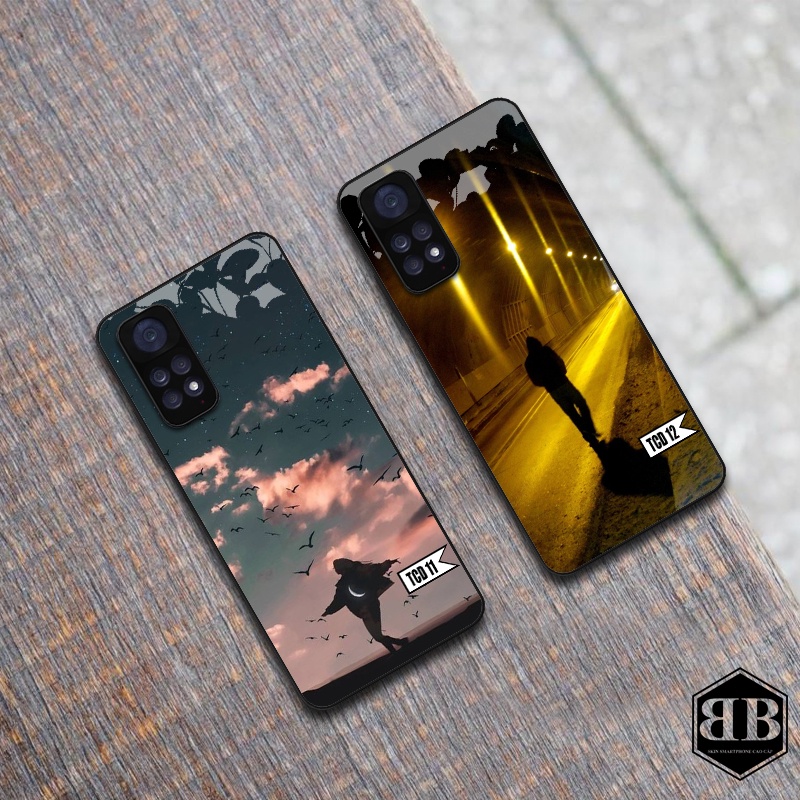 Ốp lưng kính cường lực Xiaomi Redmi Note 11 4G / Redmi Note 11S hình in theo yêu cầu