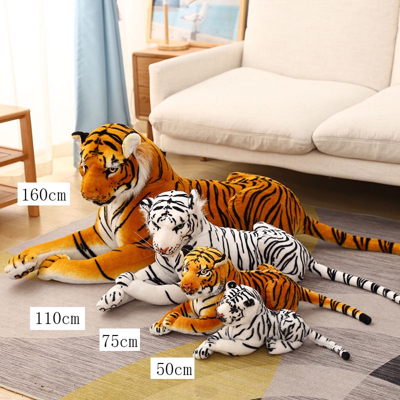 ❤Đồ chơi nhồi bông hình con hổ kích thước 50cm - 160cm