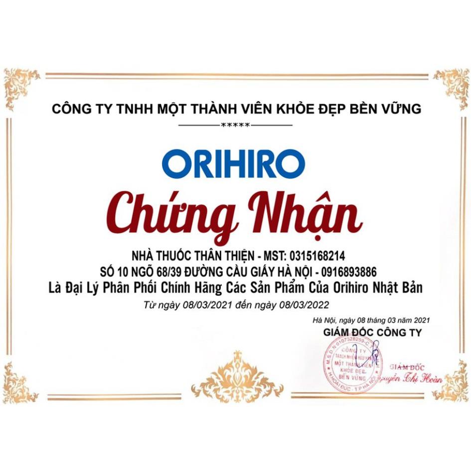 Viên bổ não DHA EPA Orihiro 180 viên – Giúp tăng cường trí nhớ, bổ sung dưỡng chất cho bà bầu, ổn định huyết áp