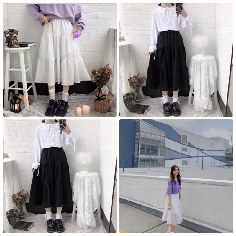 Váy nữ xinh 🍁 FREESHIP 🍁 Váy bèo tua nhiều tầng | BigBuy360 - bigbuy360.vn