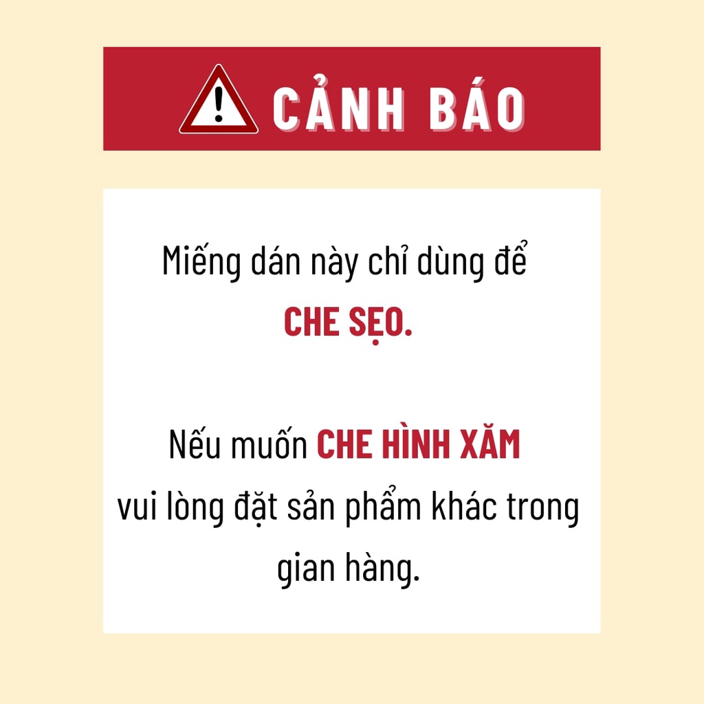 Miếng dán che sẹo mụn che nốt ruồi Nhật Bản 1,5cm che khuyết điểm hoàn toàn tiệp màu da, không gây kích ứng